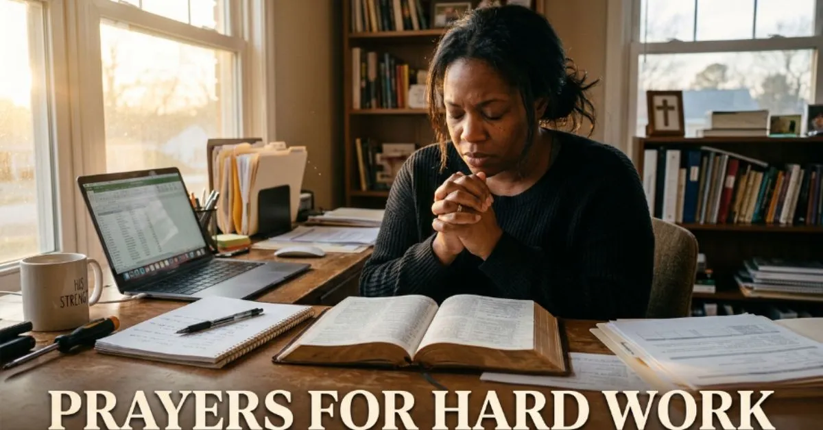 Prayers for Hard Work