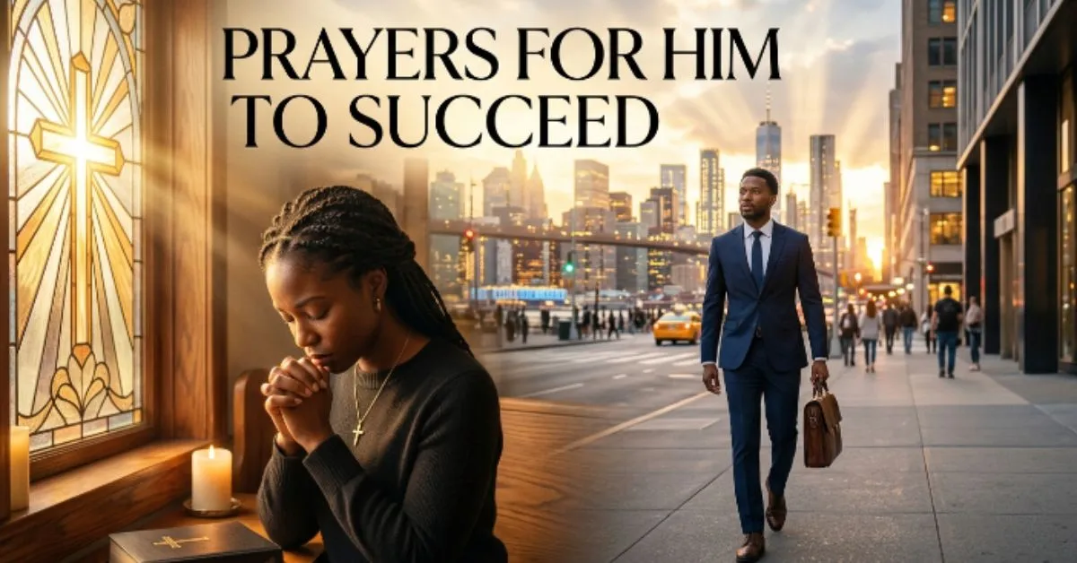 Prayers for Him to Succeed
