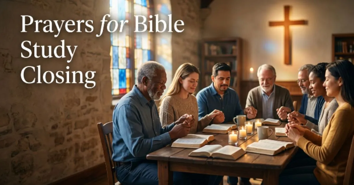 Prayers for Bible Study Closing