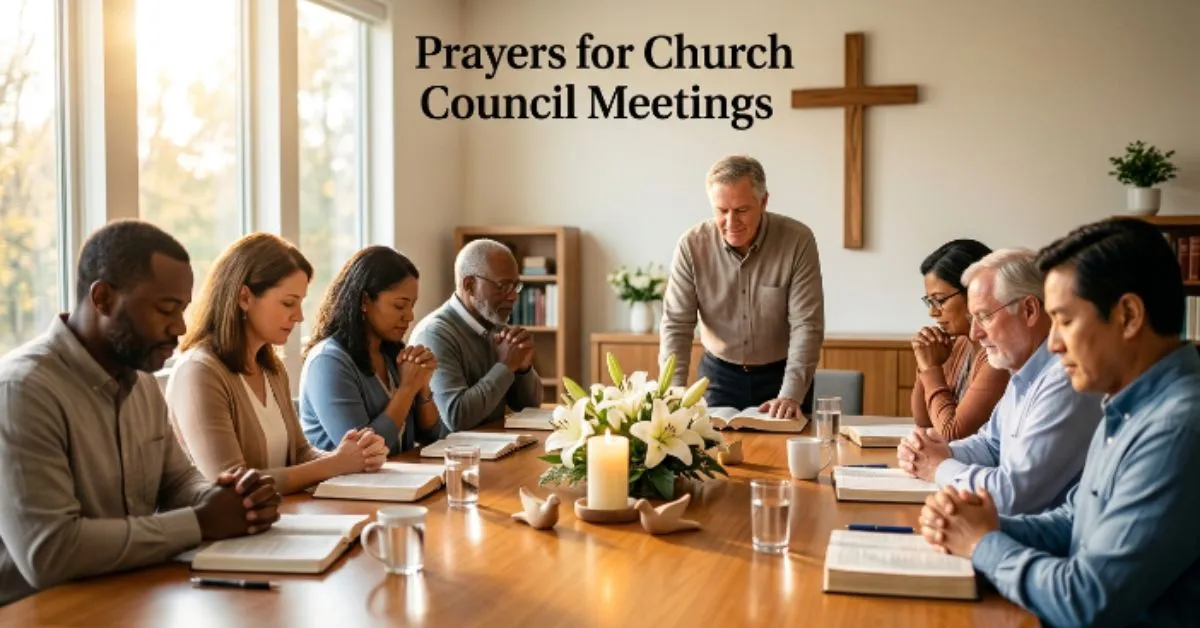 Prayers for Church Council Meetings