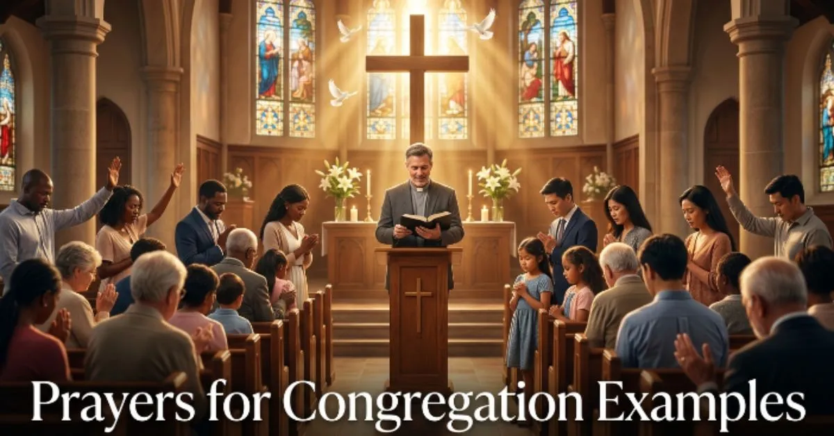 Prayers for Congregation Examples