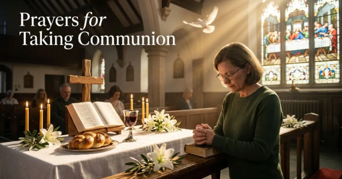 Prayers for Taking Communion