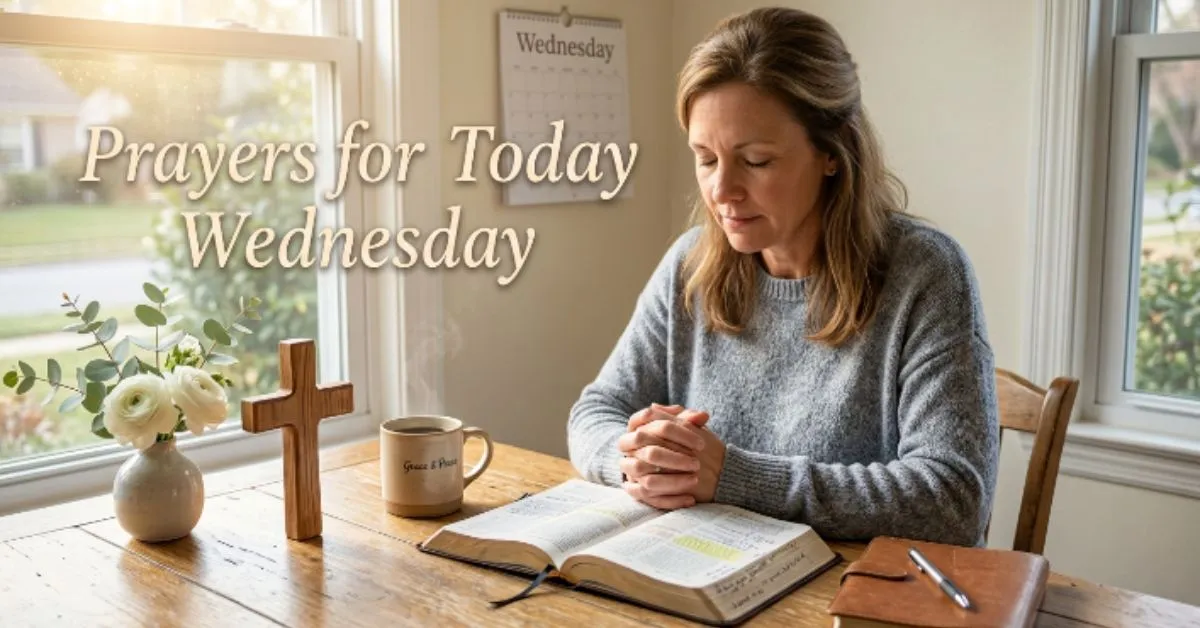 Prayers for Today Wednesday