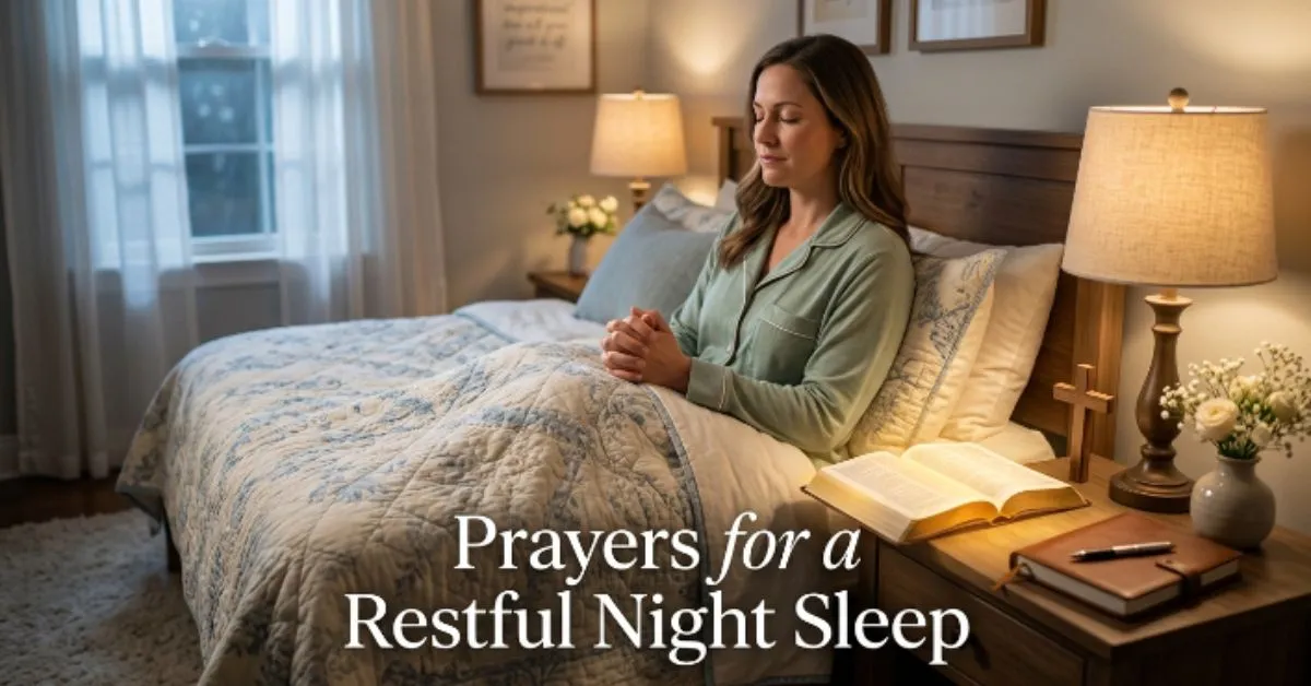 Prayers for a Restful Night Sleep