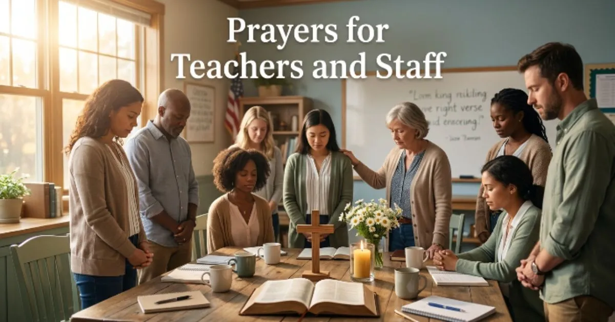 Prayers for Teachers and Staff