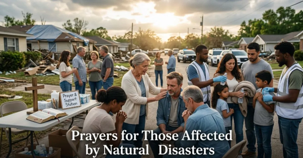 Prayers for Those Affected by Natural Disasters