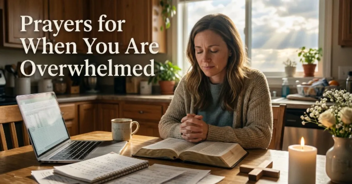Prayers for When You Are Overwhelmed