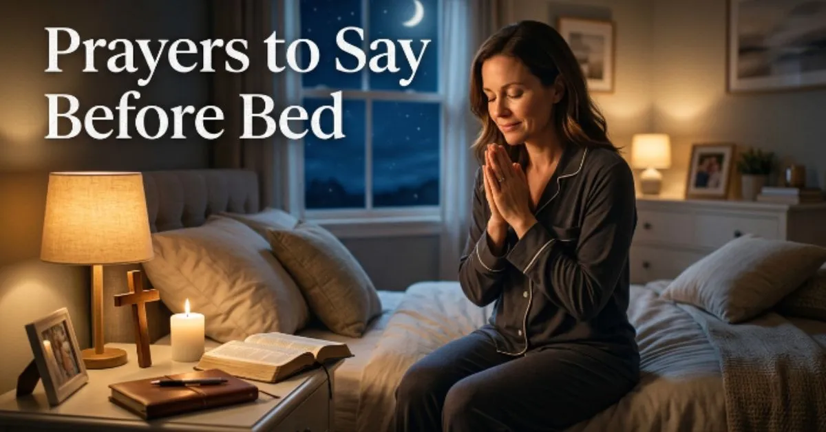 Prayers to Say Before Bed